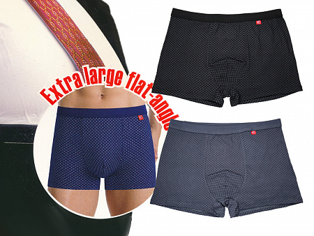 Трусы боксеры мужские (большие размеры) FUKAI