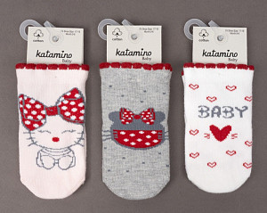 Носки с рисунком для девочки KATAMINO