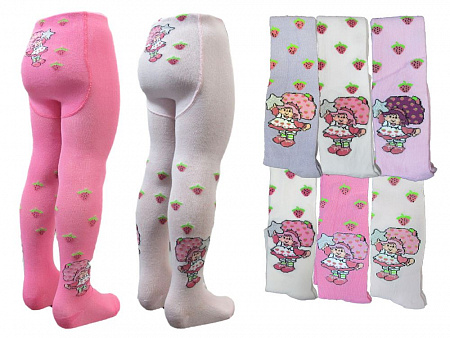 Колготки с 3D рисунком для девочки    DE MELATTI